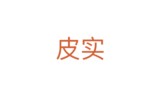 皮实